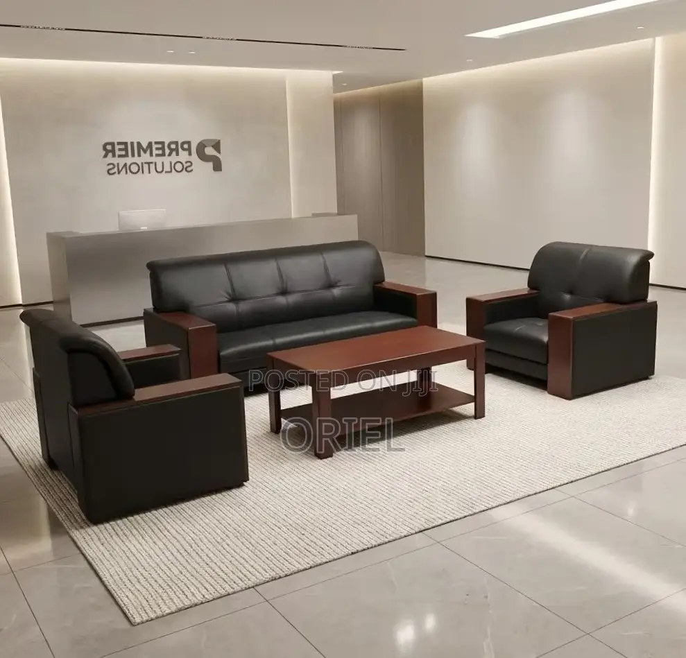 Office Sofa : 5-Seater Executive Waiting Room Sofa
