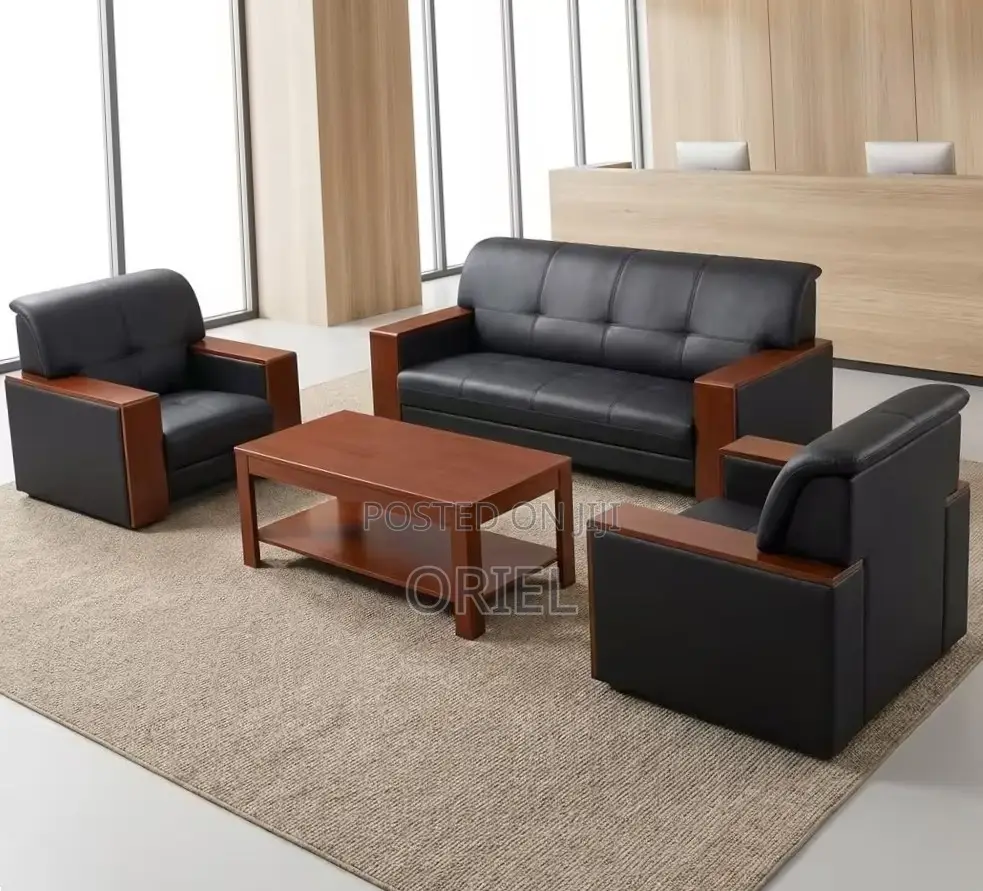 Office Sofa : 5-Seater Executive Waiting Room Sofa