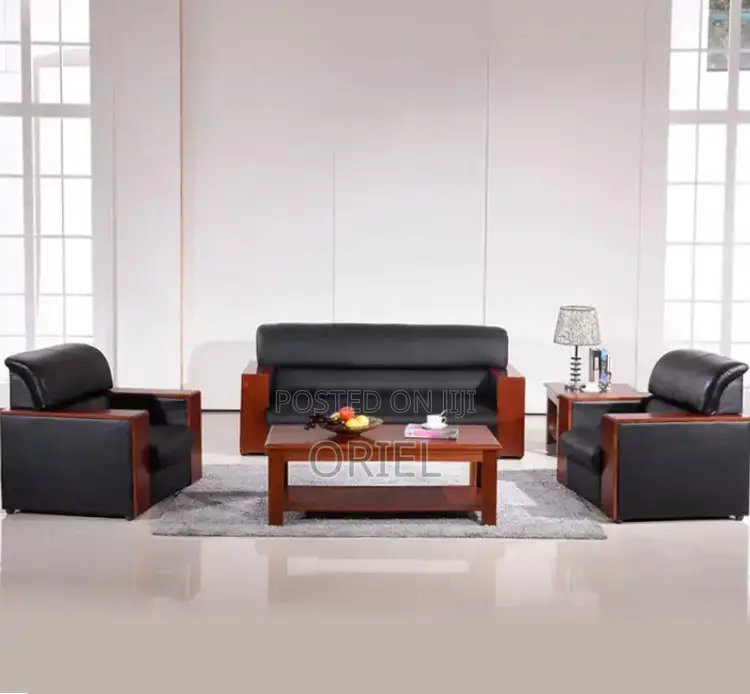 Office Sofa : 5-Seater Executive Waiting Room Sofa