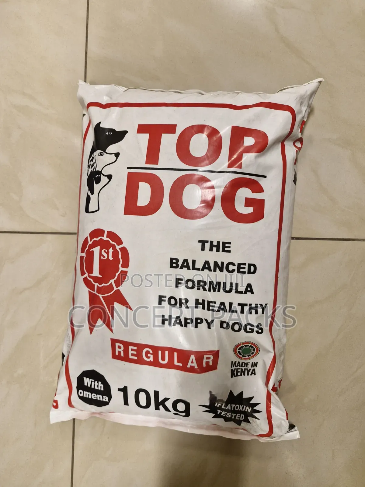Top Dog Uncooked Dog Food 10kgs
