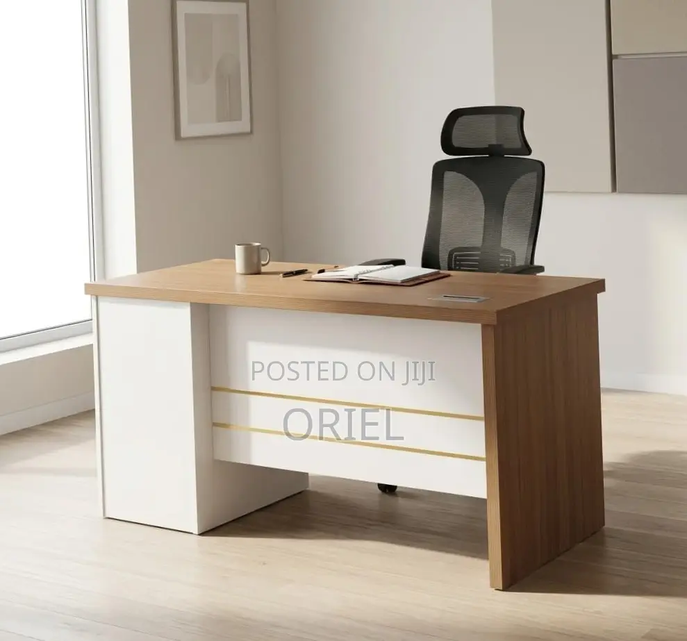 Office Desk : 1.4M Modern Office Desk With Storage
