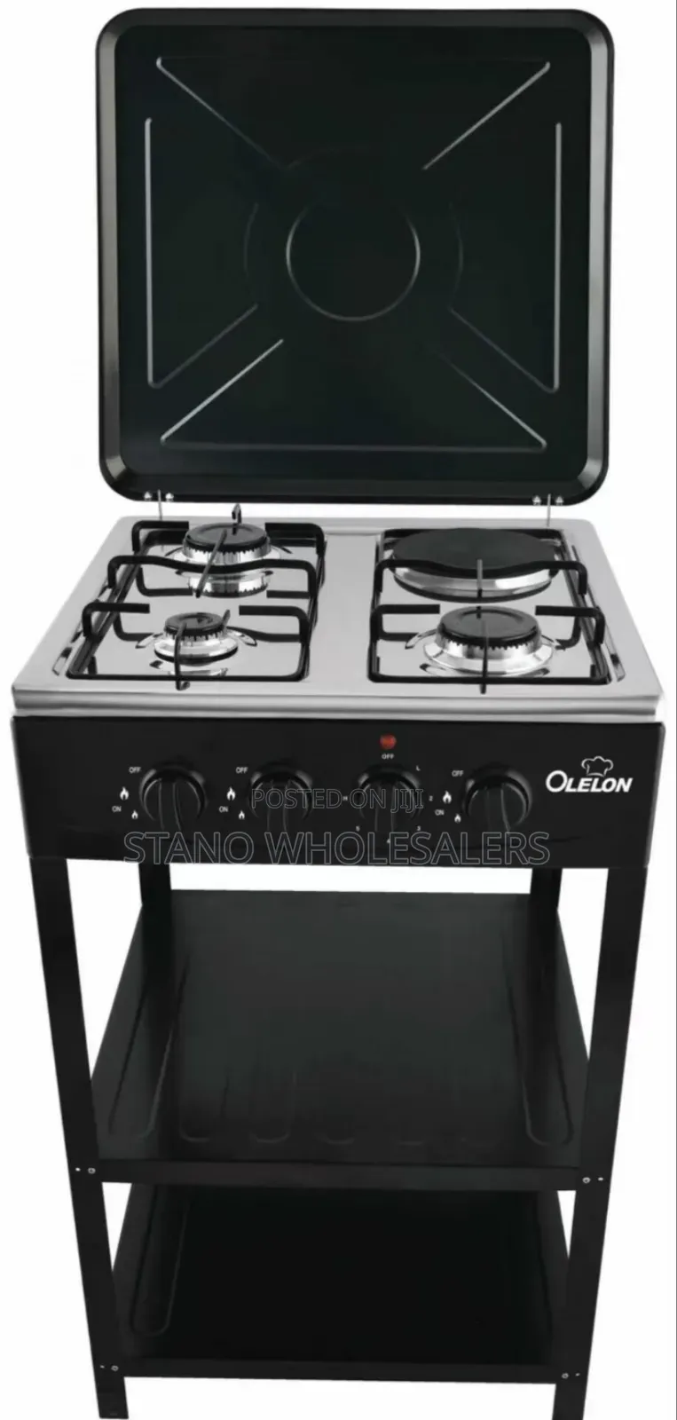 Olelon 3+1 Standing Cooker With Shelves