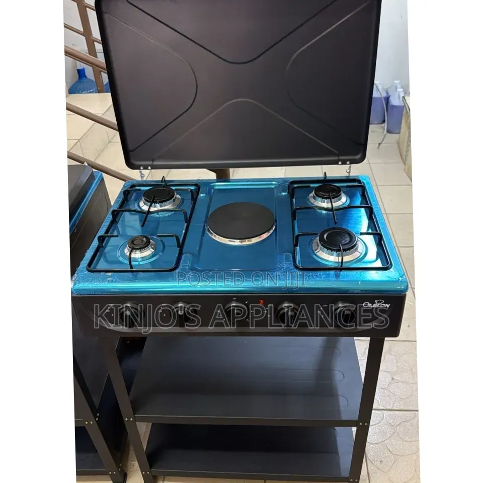 Olelon 4+1 Standing Cooker With Shelves
