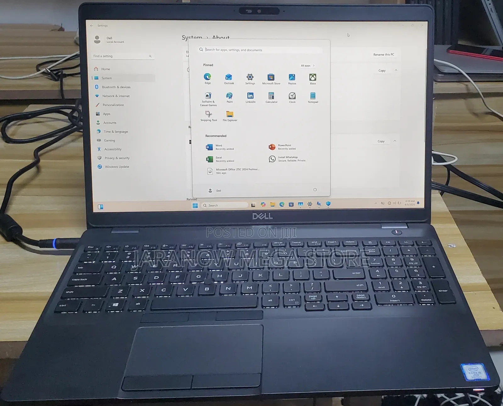 Laptop Dell Latitude 5501 16GB Intel Core i5 SSD 256GB