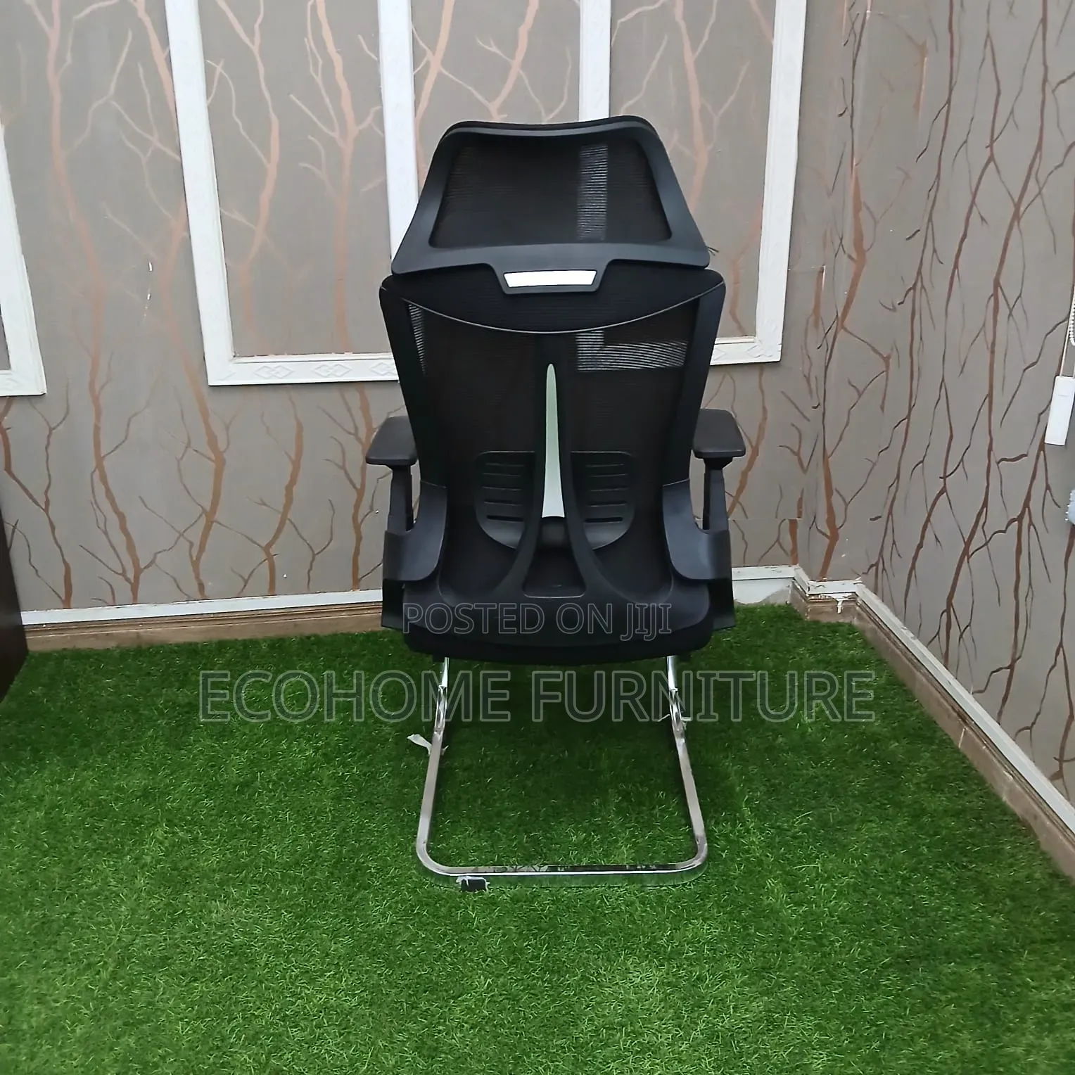 Office Chair. Chrome Base Rotation
