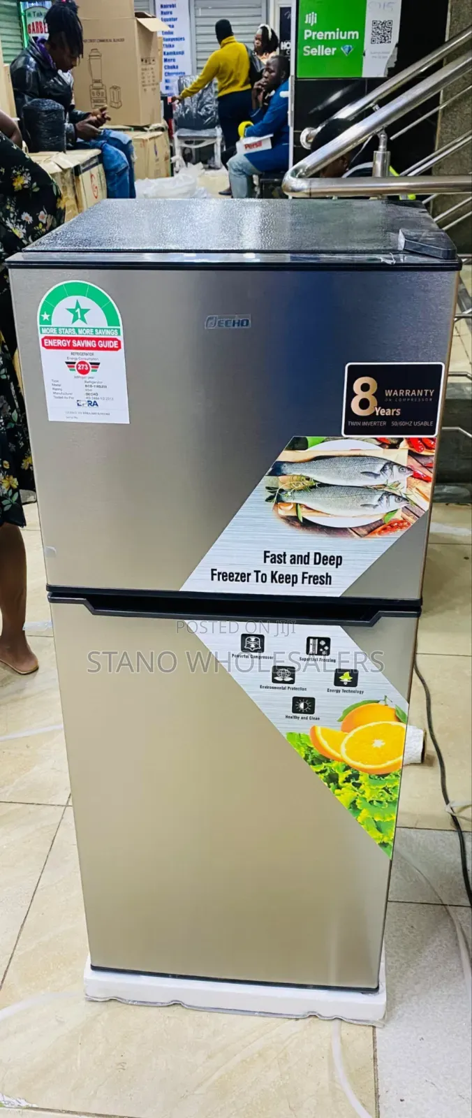 Nee Decho 138l Double Door Fridge