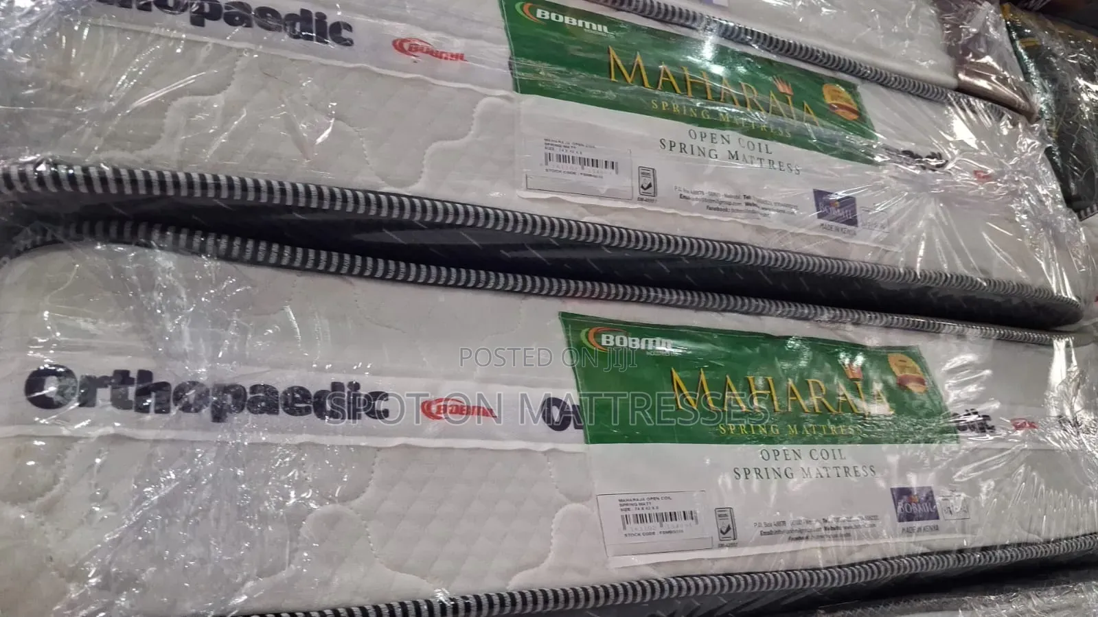 20% Off - Bobmil Spring Mattresses. Prices Differ Depending on Size.