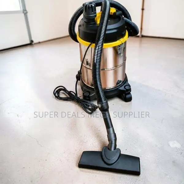 Compact Body Wet Dry Vacuum Cleaner With Stainless Steel Tank