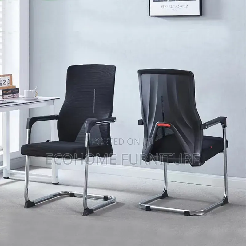 Ergonomic Mesh Visitor Chair – Cantilever Conference