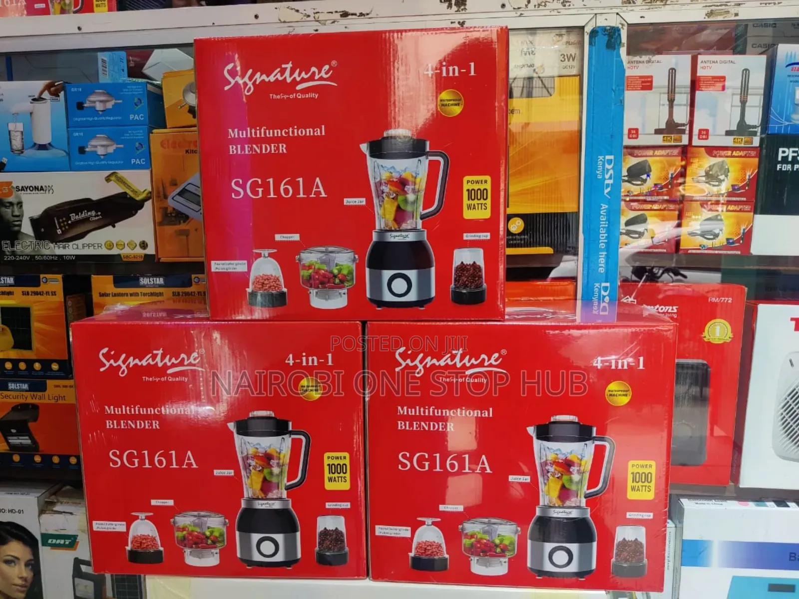 Signature SG161A 4-in-1 Multifunctional Blender – 1000W