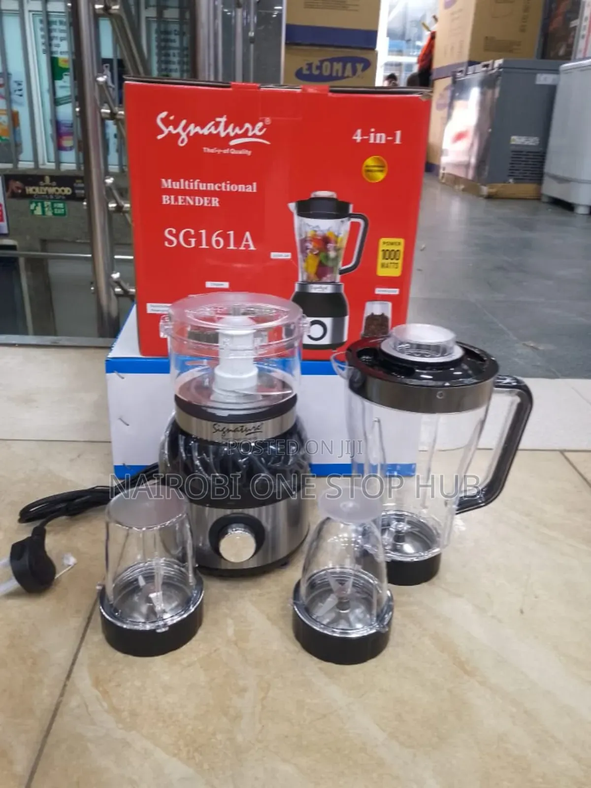 Signature SG161A 4-in-1 Multifunctional Blender – 1000W