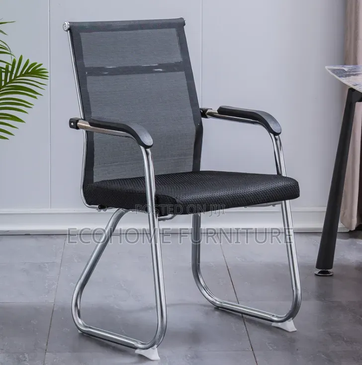 Modern Mesh Visitor Chair – Cantilever Office Conference Reception