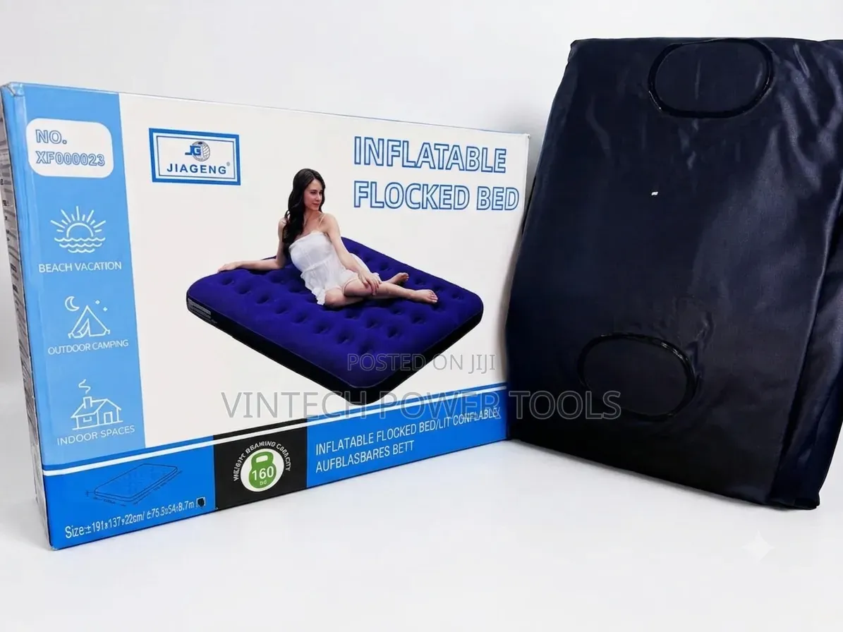 Inflatable Flocked Bed