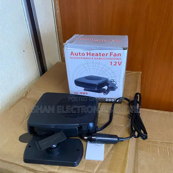 360-Degree 150W 12V Portable Electronic Auto Car Heater Fan 2-in-1