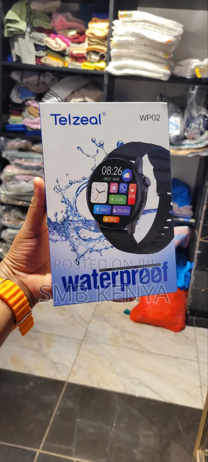 Telzeal WP02 Waterproof Bluetooth Smart Watch Fitness Tracker