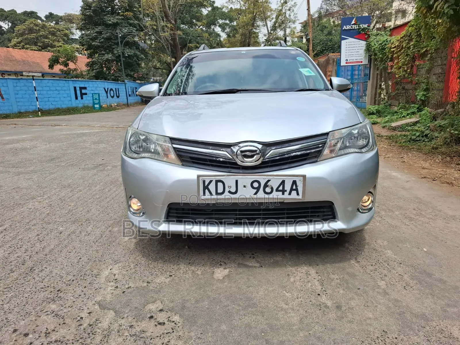 Toyota Corolla Fielder 2014 Silver