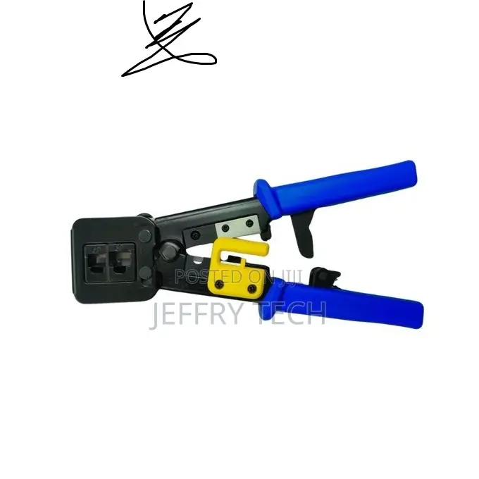 Pass Through Crimping Tool Ideal for RJ45 RJ11 Connectors.