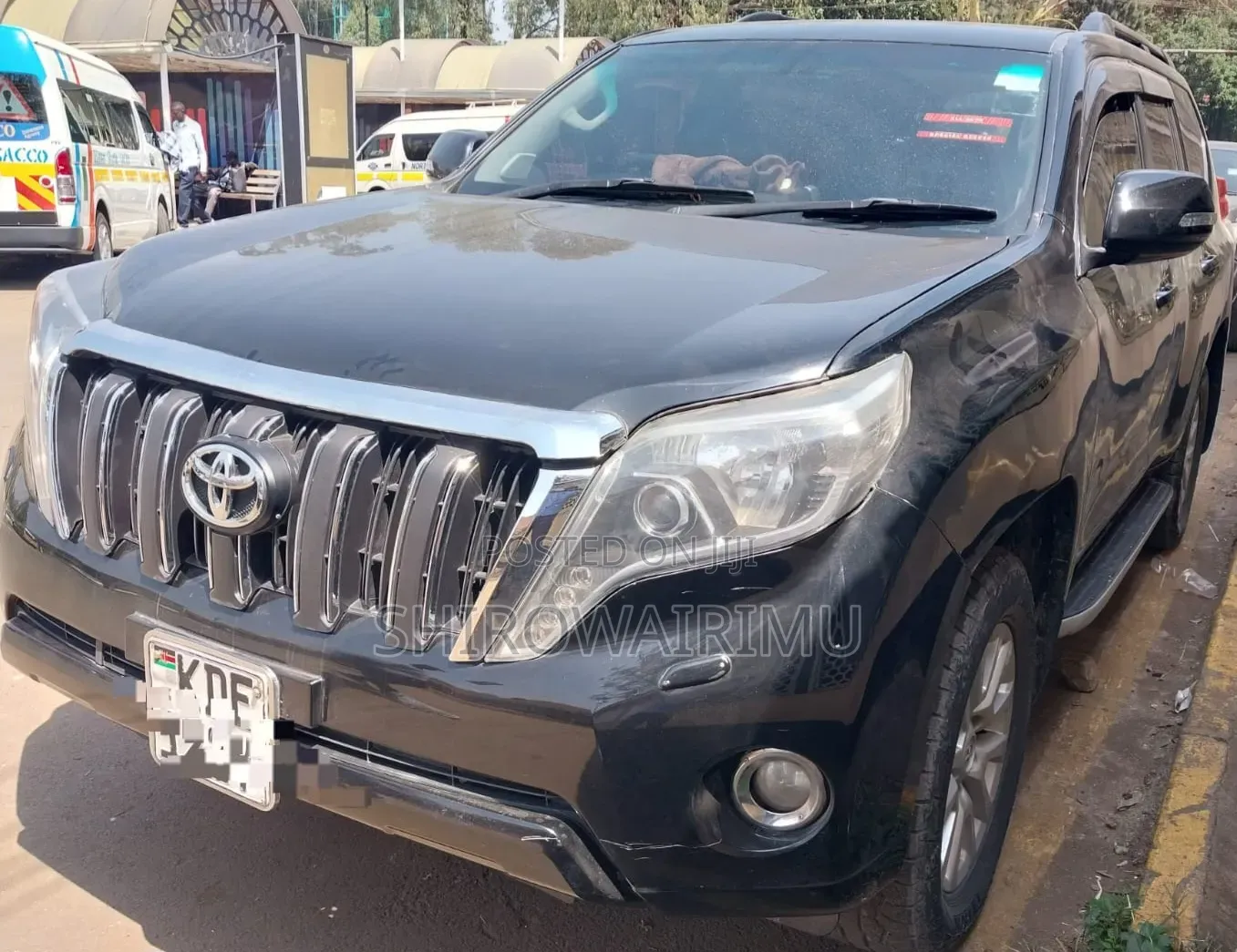 Toyota Land Cruiser Prado 2014 Burgundy