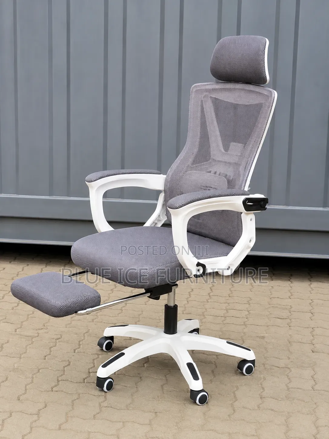 Office Chair;Ergonomic Mesh Office Chair With Footrest Headrest