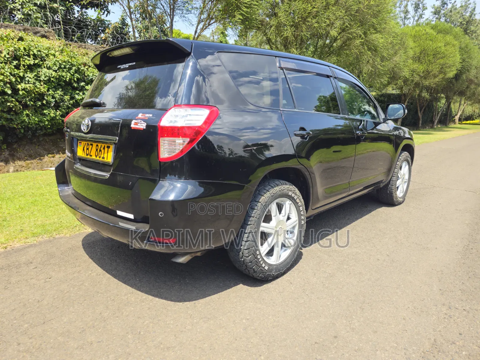 Toyota Vanguard 2008 Black