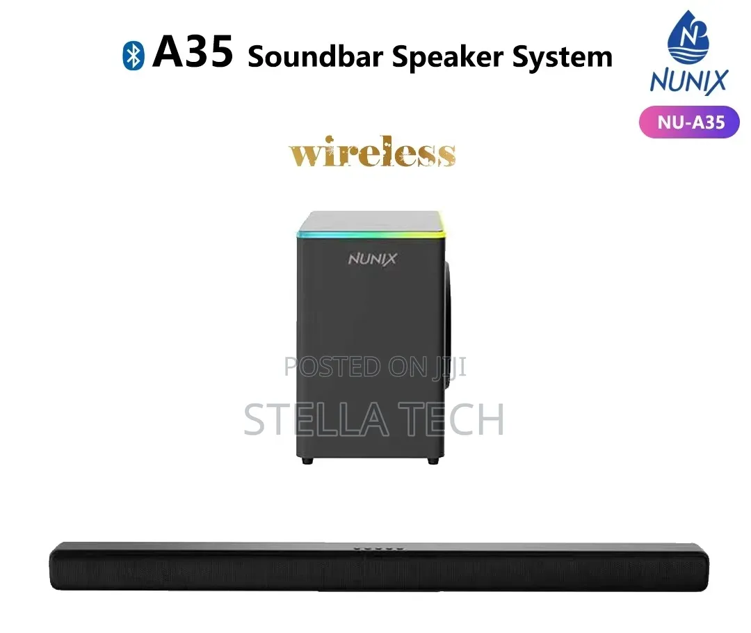 Nunix A35 Soundbar Wireless Speaker System