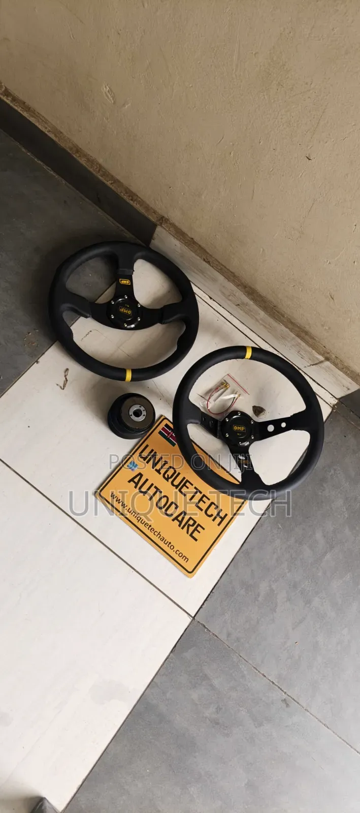 OMP Steering Wheel With Boss Kit Adapter
