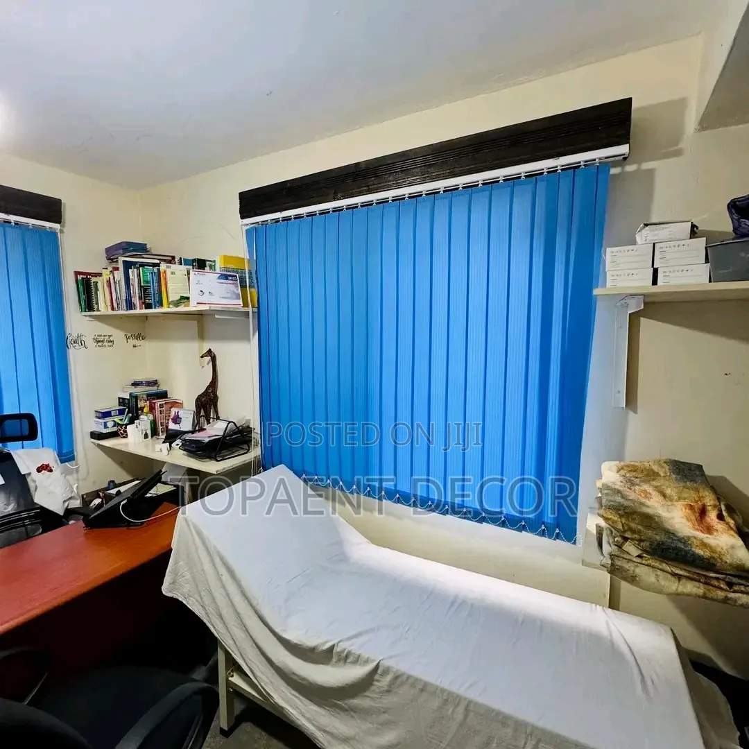 Official Blue Vertical Blinds