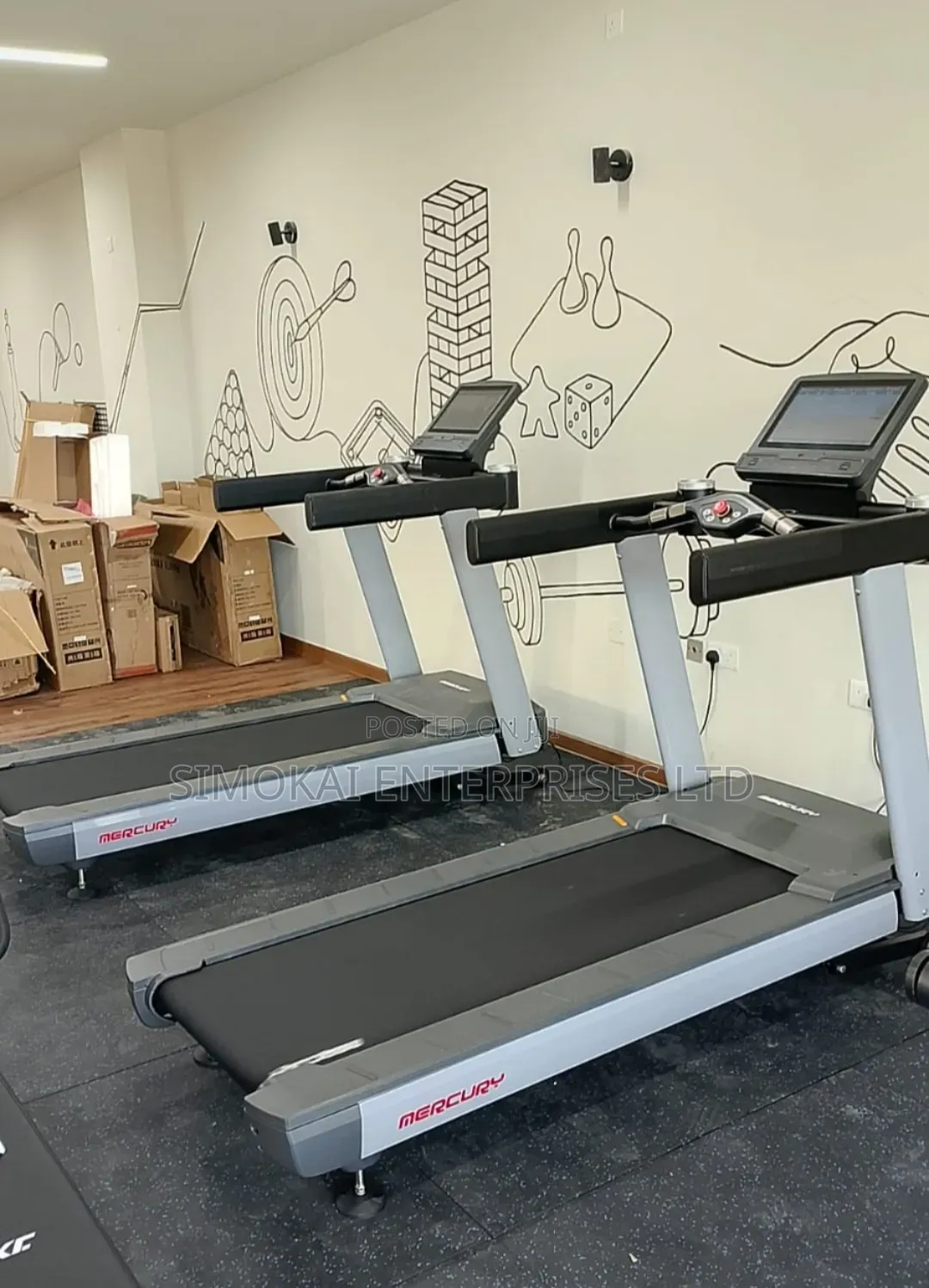 Mercury Heavy Commercial Treadmill 20km/H 7HP 180KG Max User