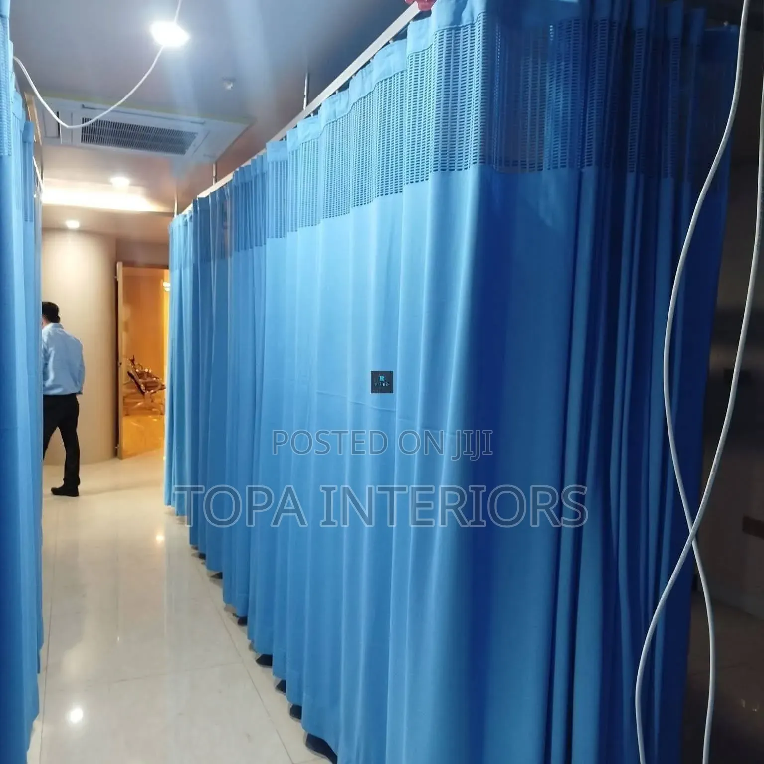 Hospital Curtain Rail Curtains for Patient Privacy Ward Partitioning