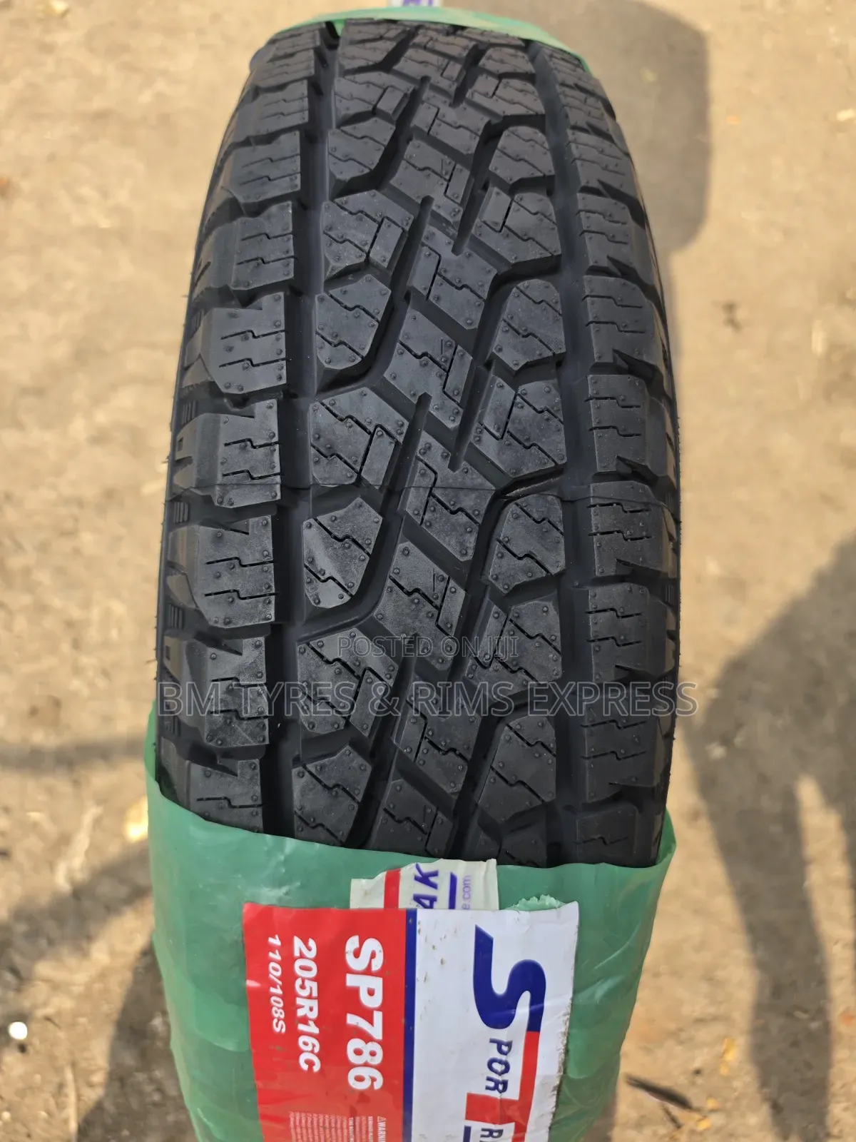 205 R16 Sportrak Tires (All Terrain) Commercial.