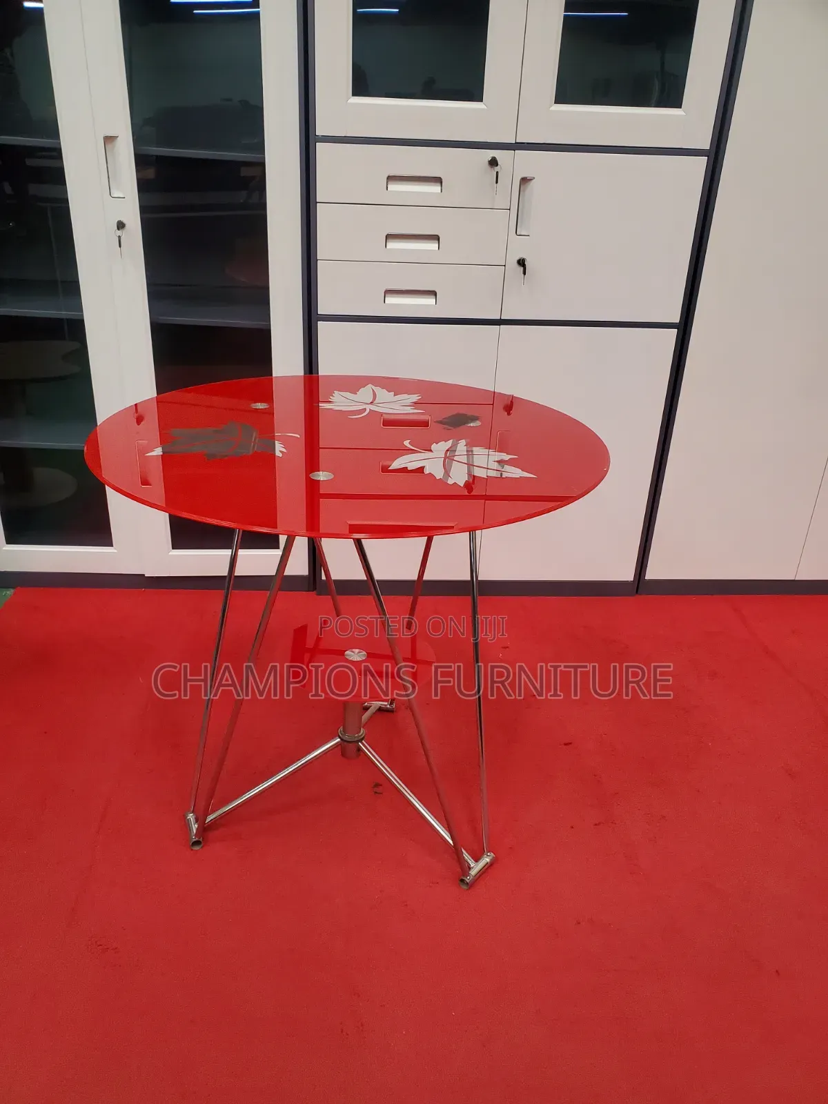 High Top Glass Bar Table