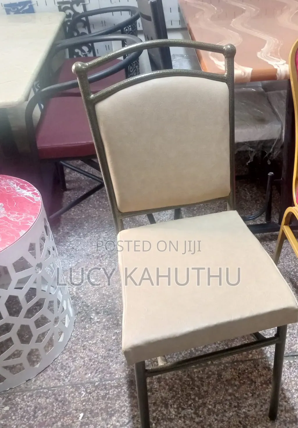 Antique Gold Balls Chairs