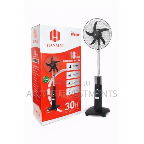 Hanmac HFM18A 18-Inch Rechargeable Standing Fan,