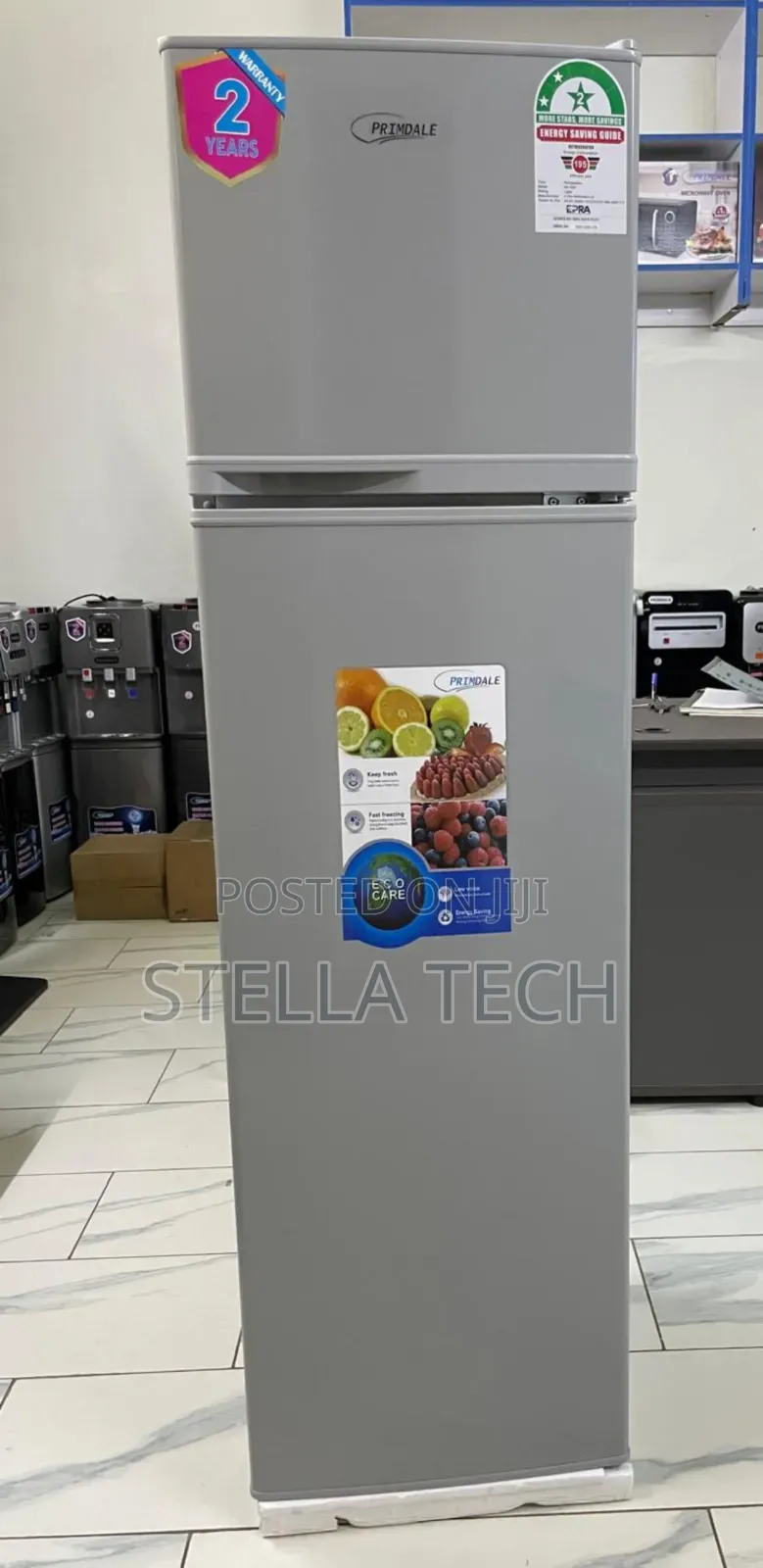 Primdale 168 Litres Large Capacity Double Door Refrigerator Fridge
