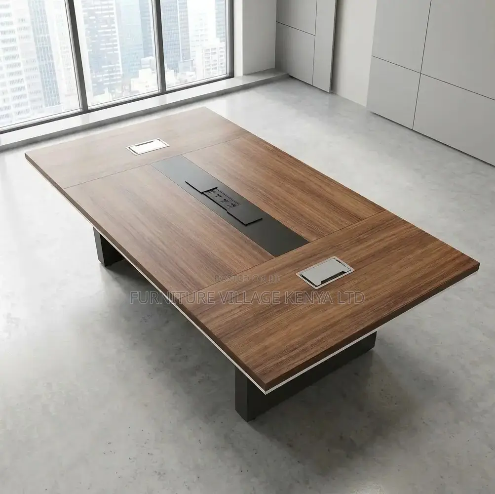 Boardroom Table; 6-8 Seater Wooden Board Meeting Table