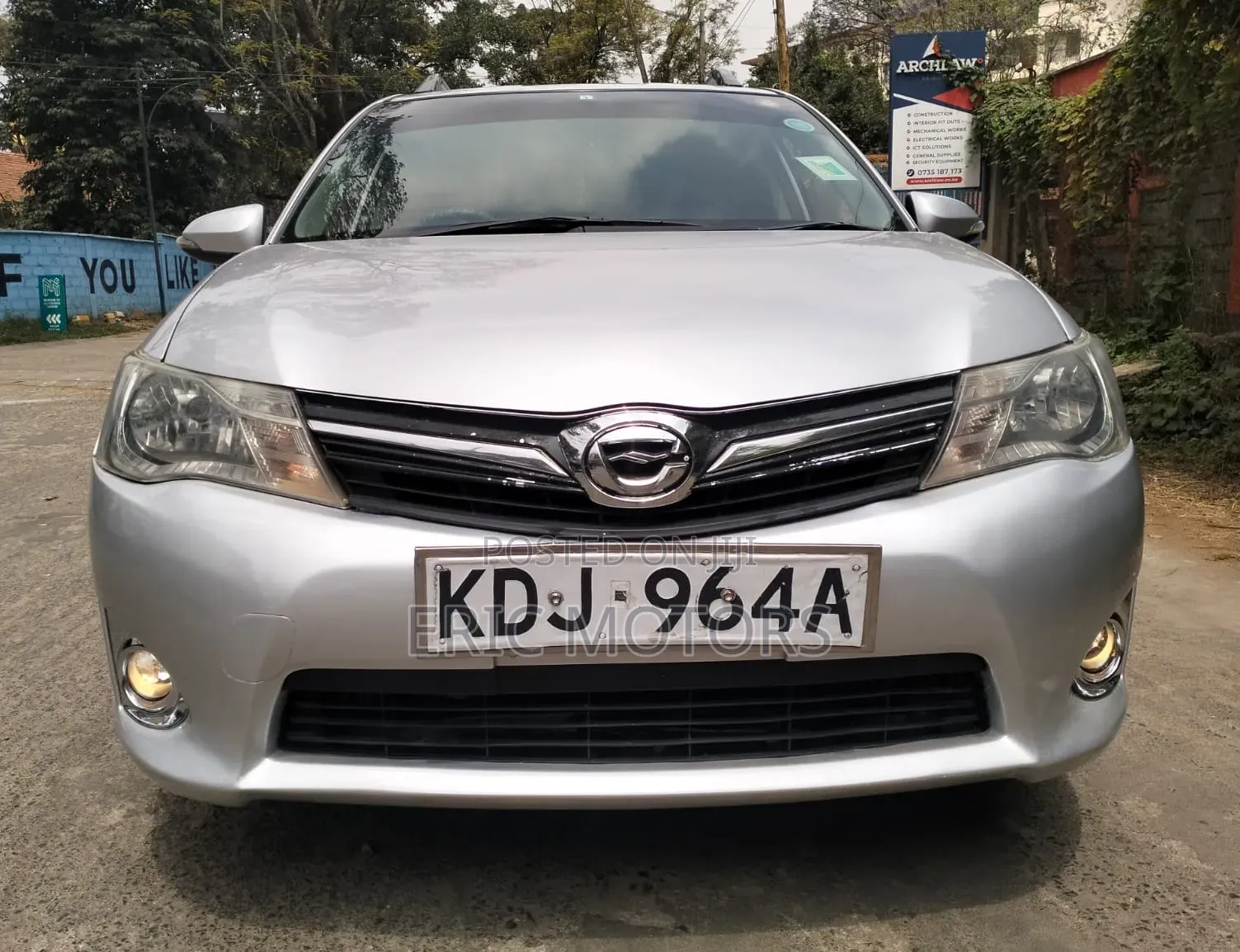 Toyota Corolla Fielder 2015 Silver