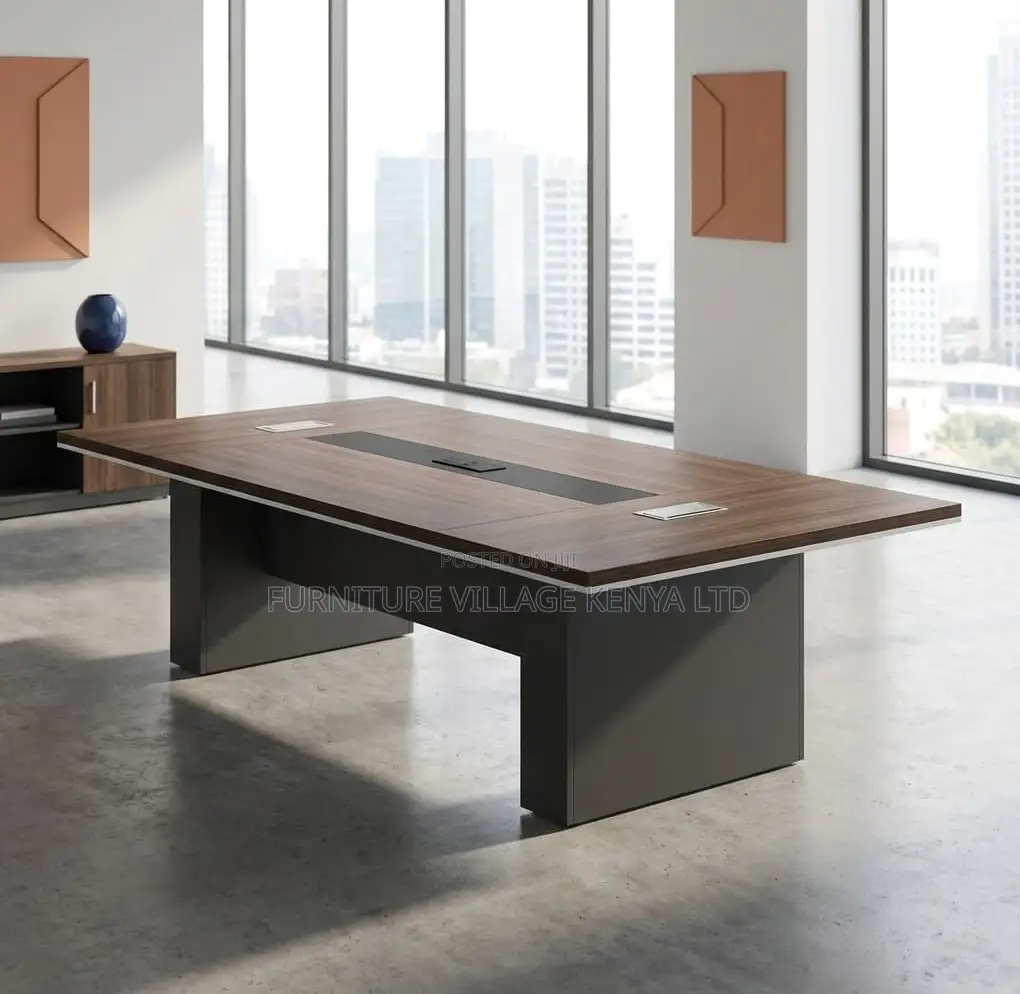 Boardroom Table; 6-8 Seater Wooden Board Meeting Table