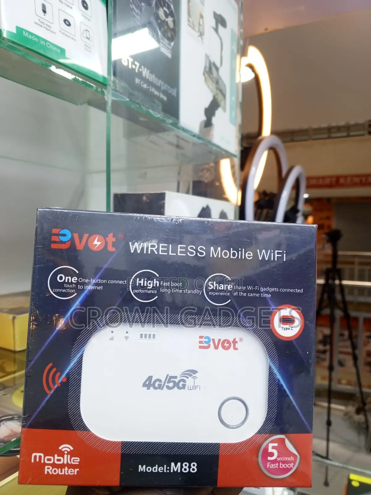 BVOT M88 Portable MiFi Router Fast 5-Second Boot