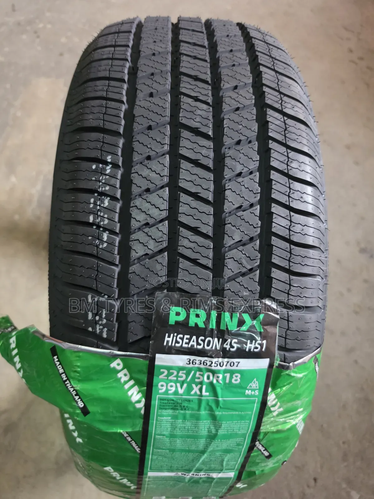 225 /50 R18 PRINX TIRES (Thailand)
