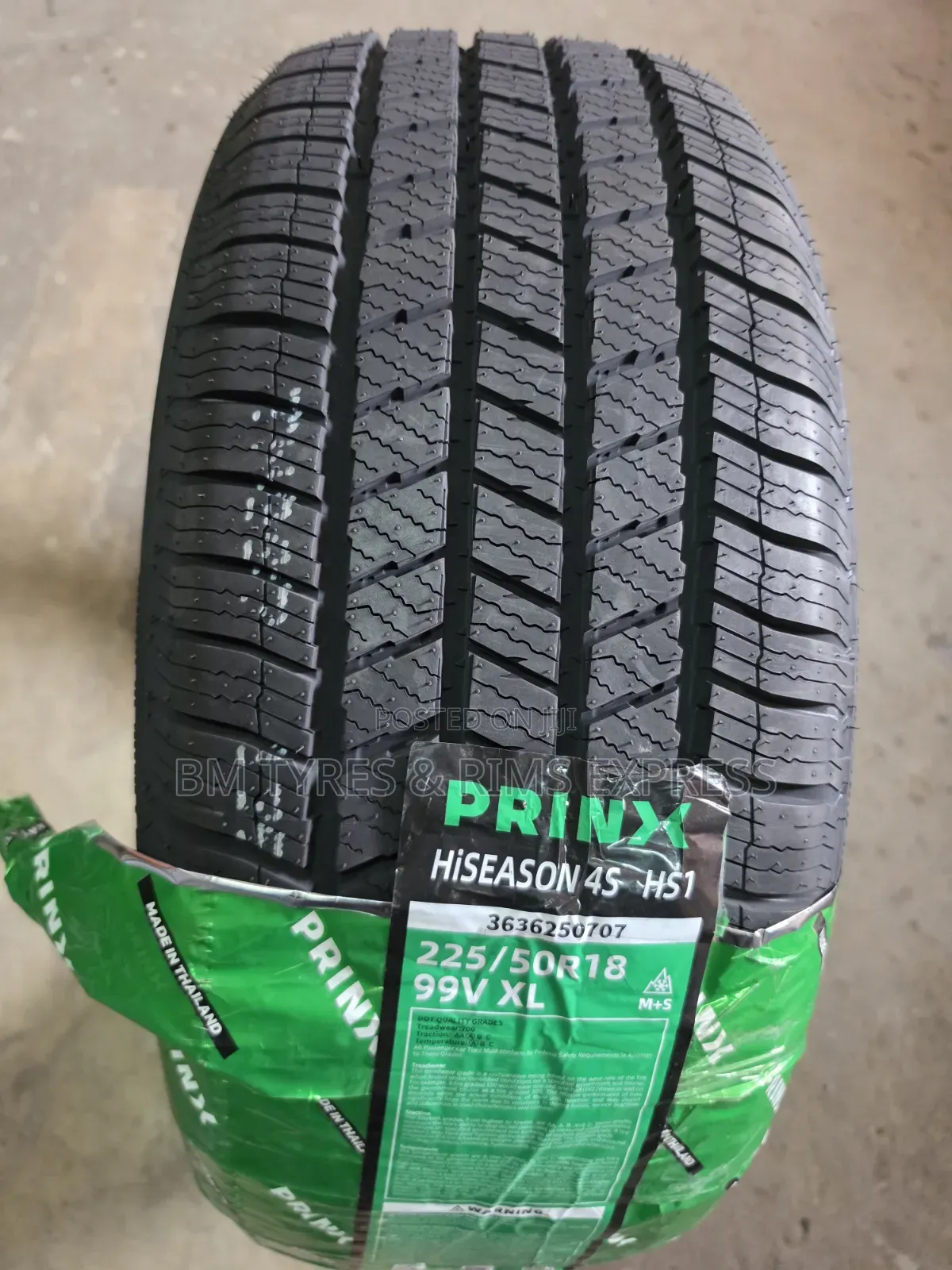 225 /50 R18 PRINX TIRES (Thailand)