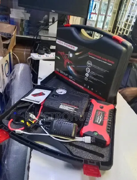 Portable Car Jump Starter Battery Booster With Air Pump