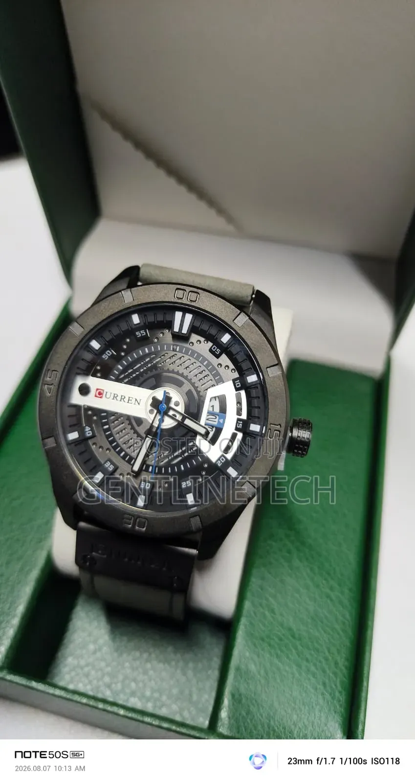 Original Curren M8301 Green Quartz Watch