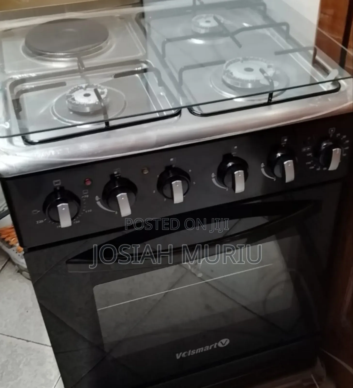 Volsmart 50x55 3+1 Standing Cooker With Electric Oven