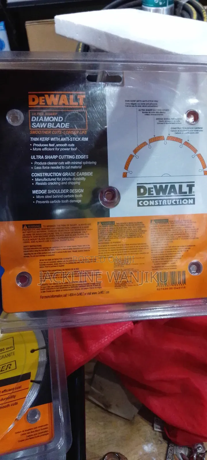 Most Reliable DeWalt 7" Diamond Saw Blade/Durable DeWalt Cutting Disc