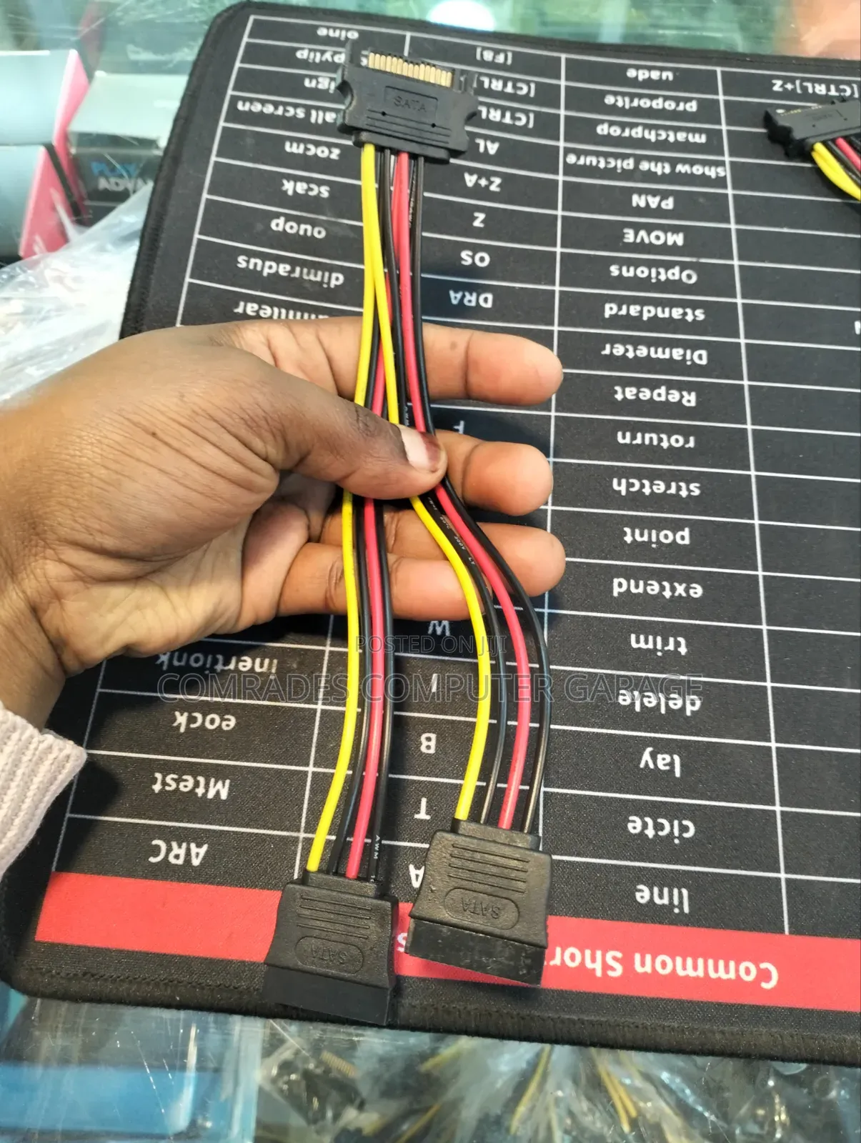 SATA Power Cable Splitter – 1 to 2 SATA Power Connectors