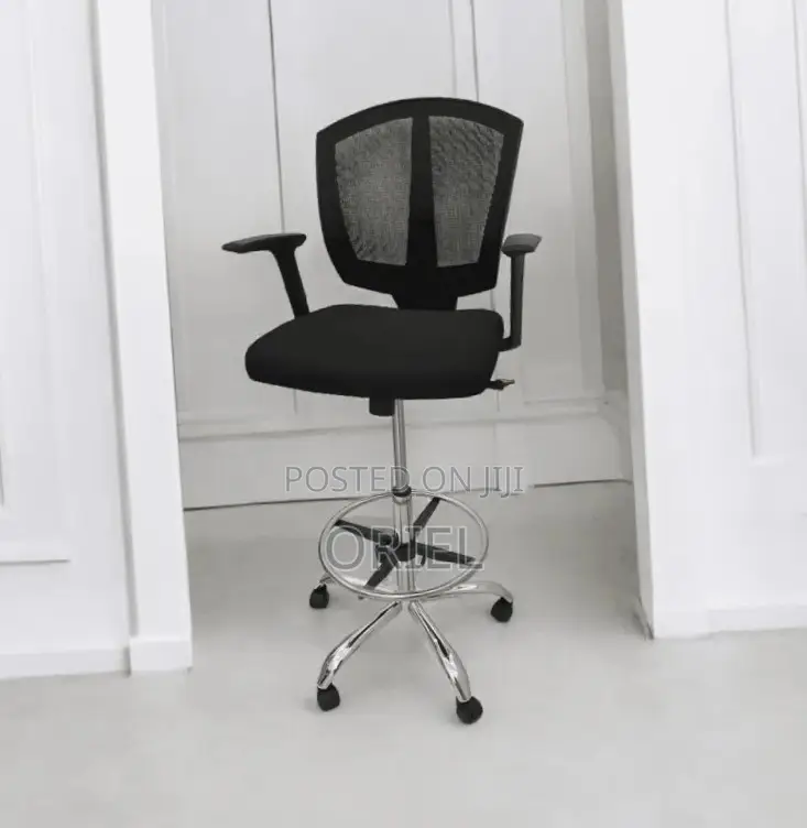 Office Chair : Adjustable Office Cashier Chair With Foot Ring