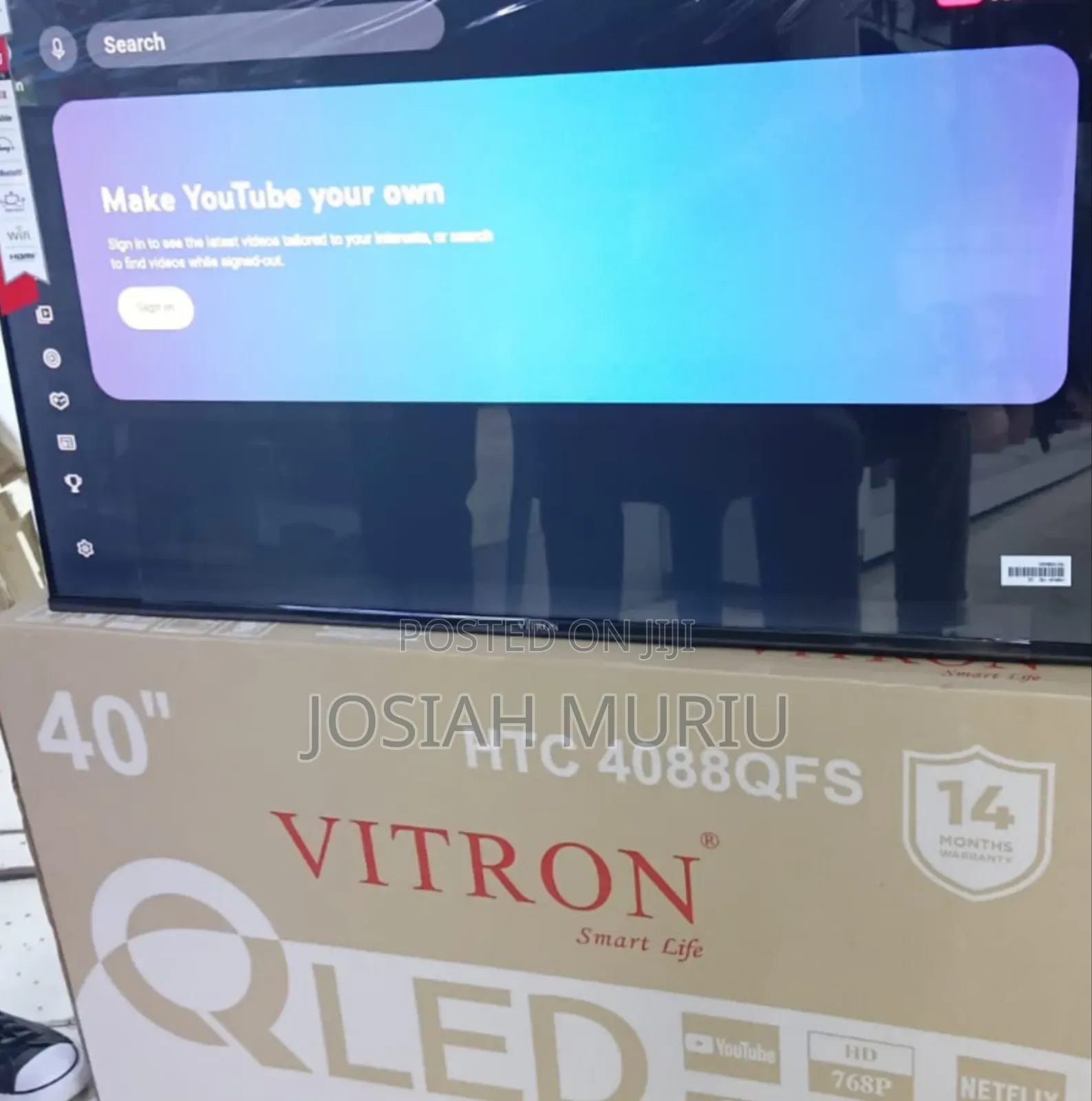 ViTron 40 Inch Frameless TV