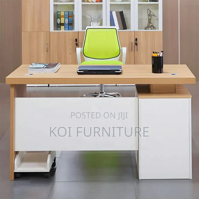 Office Desk; 1.2 Meters Drawered Home Office Modern Desk