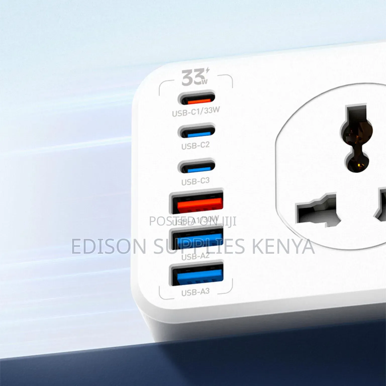 Extension Cable 10 Way 6 USB LDNio Multiplug Power Strip Socket