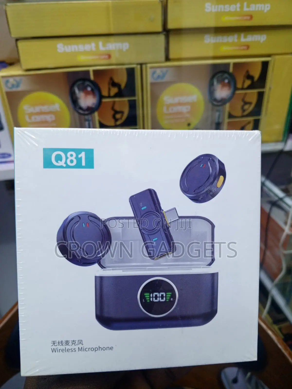 Q81 Clip-on Wireless Microphone for Android iPhone